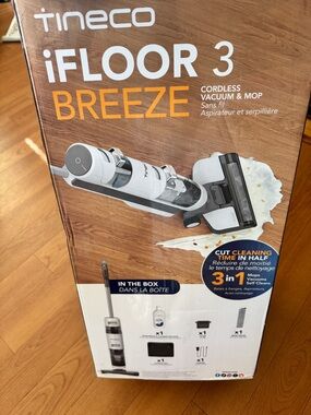 Tineco iFloor 3 Breeze Cordless Vacuum & Mop - White/Gray